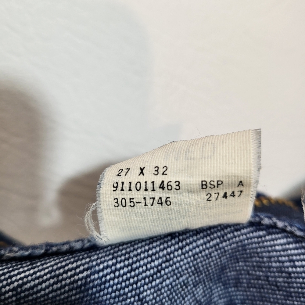 Lee Jeans Vintage Dark Wash High Rise 90s Straight Leg Made In USA Size 10 Vtg - Picture 8 of 8